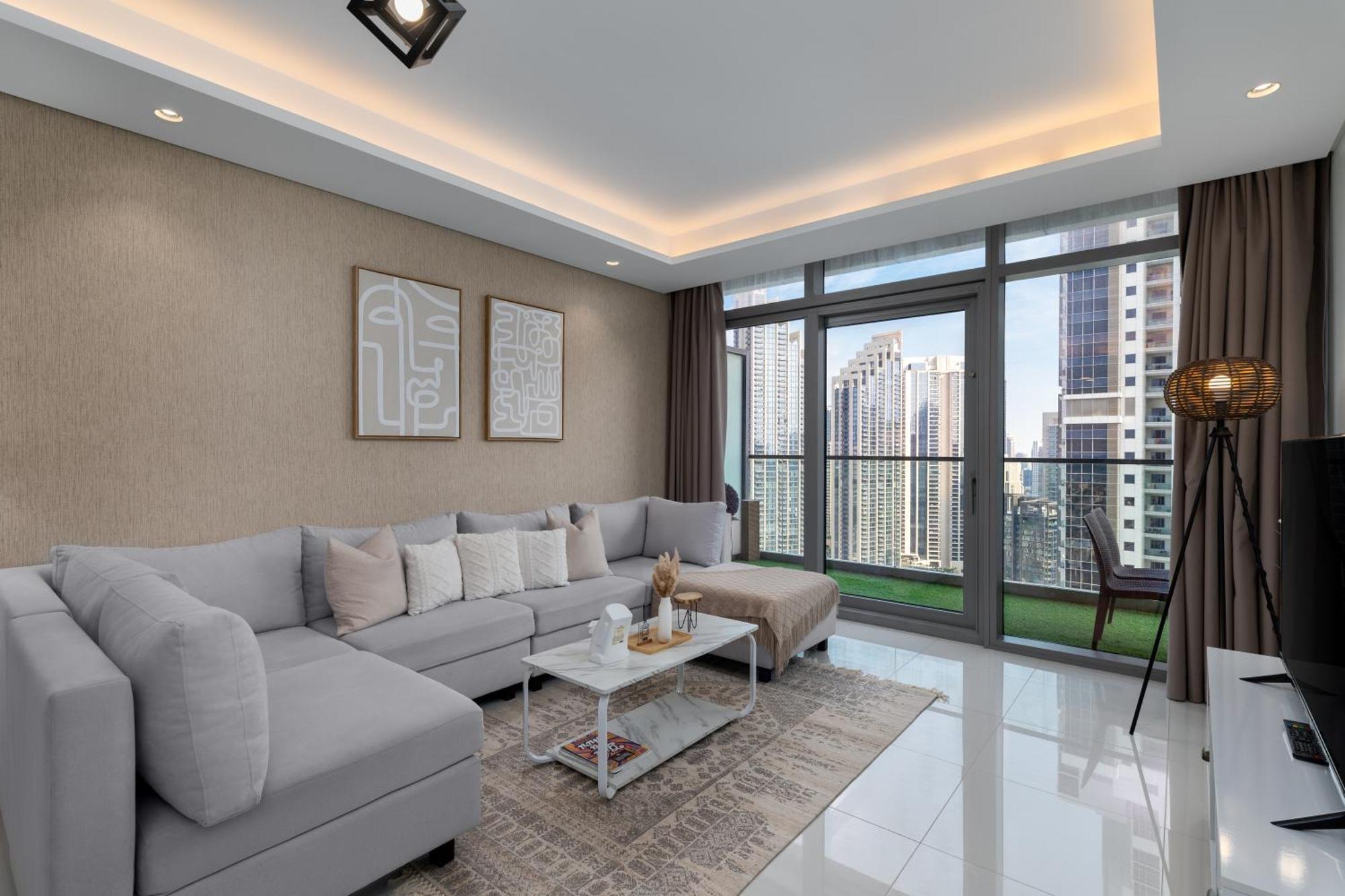 Apartamento Burj Khalifa Views 2Br With Infinity Pool Downtown Dubái Exterior foto